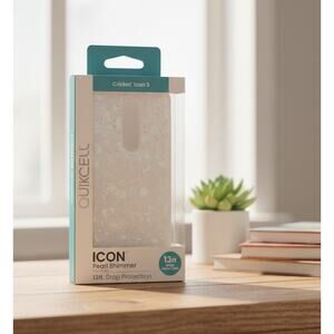 Quikcell cricket icon 3 pearl shimmer phone case